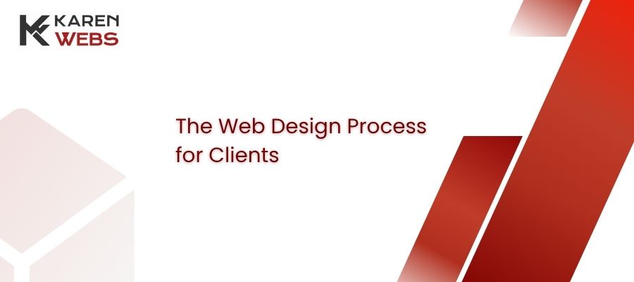 the web design process for clients
